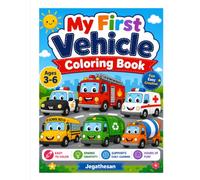 My First Vehicle Coloring Book: Easy and Cute Vehicle Coloring Pages for Toddlers and Preschoolers | Large Simple Designs to Build Creativity, Fine Motor Skills, and Early Learning