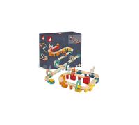 - My First Wooden Circuit - 44 Solid Wood Pieces - Construction & Early-Learning Game - Fine Motor Skills - FSC-Certified - Water-Based Paints - 2