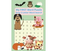 My First Word Puzzle: Easy 3-Letter Word Search for Ages 3-5, Over 80 Easy Puzzles for New Readers