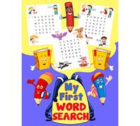 My First Word Search: Fun First Words with Illustrations for kids 4-6