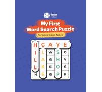 My First Word Search Puzzle: A Word Search Book for Early Learners: 24 Large Print Puzzles featuring Animals, Things, and Places.