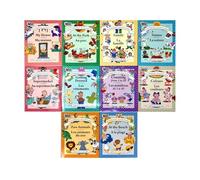 My First Words in English & French - Complete Learning 10 Books Collection Set