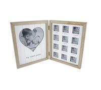 My First Year Photo Book MDF Natural Photo Frame Multi Picture Frame 20x25cm