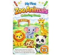 My First Zoo Animals Coloring Book for Toddlers 1-3 (Little Hands Coloring Books: My First - Ages 1, 2, 3, 4)