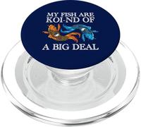 My Fish Are Koi-nd Of A Big Deal funny Koi Keeper PopSockets PopGrip for MagSafe