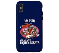 My Fish Are My Most Liquid Assets Funny Investing Case for iPhone X/XS