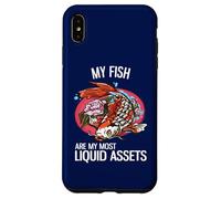 My Fish Are My Most Liquid Assets Funny Investing Case for iPhone XS Max