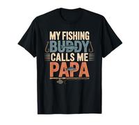 My Fishing Buddy Calls Me Papa Cute Father's Day T-Shirt