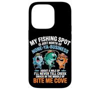 My Fishing Spot Is None Ya Business Case for iPhone 14 Pro