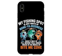 My Fishing Spot Is None Ya Business Case for iPhone XS Max
