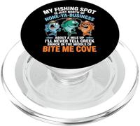My Fishing Spot Is None Ya Business PopSockets PopGrip for MagSafe