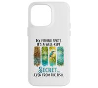 My Fishing Spot Well Kept Secret Kingfisher Angler Case for iPhone 14 Pro Max