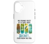 My Fishing Spot Well Kept Secret Kingfisher Angler Case for iPhone 16