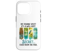 My Fishing Spot Well Kept Secret Kingfisher Angler Case for iPhone 16 Pro