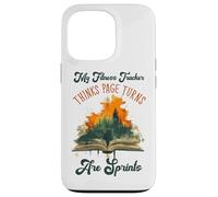 MY FITNESS TRACKER THINKS PAGE TURNS ARE SPRINTS Case for iPhone 13 Pro