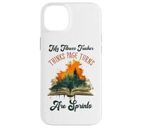 MY FITNESS TRACKER THINKS PAGE TURNS ARE SPRINTS Case for iPhone 14 Plus