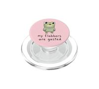 My Flabbers Are Gasted Cute Shocked Frog Meme PopSockets PopGrip for MagSafe