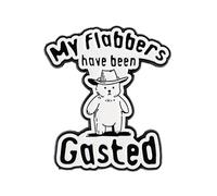 My Flabbers Have Been Gasted Cowboy Bear, Internet Meme Enamel Pin, Gift For Sarcastic Sassy Friend Cowgirl, Flabbergasted Lapel Badge, Country Humor Brooches, Hilarious Accessories