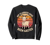 My Flabbers Have Been Gasted Funny Goat Meme Sweatshirt
