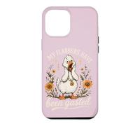 My Flabbers Have Been Gasted Funny Goose Floral Snarky Humor Case for iPhone 12 Pro Max
