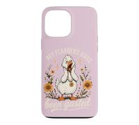 My Flabbers Have Been Gasted Funny Goose Floral Snarky Humor Case for iPhone 13 Pro Max
