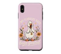 My Flabbers Have Been Gasted Funny Goose Floral Snarky Humor Case for iPhone XS Max