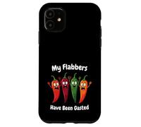 My Flabbers Have Been Gasted Funny Meme Shocked Chili Pepper Case for iPhone 11