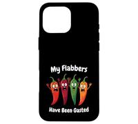 My Flabbers Have Been Gasted Funny Meme Shocked Chili Pepper Case for iPhone 16 Pro Max