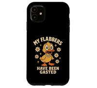 My Flabbers Have Been Gasted Funny Vintage Duck Case for iPhone 11
