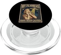 My Flabbers Have Been Gasted Retro UFO Alien Meme PopSockets PopGrip for MagSafe