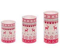 My Flair LED Candles, Wax, red/White, s.h. Artikelmaße