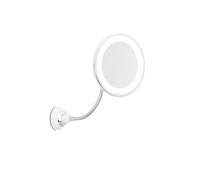 My Flexible Mirror LED Magnifying Mirror with Flexible Mance and 360 Degree Rotation for Bathroom with Suction Cup Attachment 17.5 cm