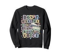 My Flight Attendant Voice Aviation Stewardess Plane Womens Sweatshirt