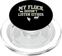 My Flock Doesn't Listen Either Funny Christian Mom PopSockets PopGrip for MagSafe