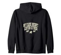 My Flock Doesn't Listen Either Funny Christian Mom Zip Hoodie