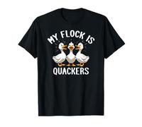 My Flock Is Quackers Crazy Friends Funny Ducks T-Shirt
