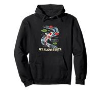 My Flow State Koi Fish Pond Serenity Pullover Hoodie