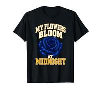 My Flowers Bloom at Midnight Midnight Bloom Dark Floral T-Shirt