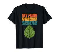 My Food Doesnt Scream Vegan Lifestyle Plant Based Compassion T-Shirt