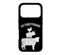 My Food Pyramid Funny Carnivore Cow Pig Chicken Case for iPhone 17 Pro