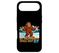 My Footprints Spell Out 67 Sasquatch Bigfoot Meme Case for iPhone Air