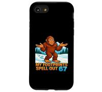 My Footprints Spell Out 67 Sasquatch Bigfoot Meme Case for iPhone SE (2020) / 7/8