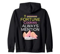 My Fortune Cookies Always Mention Chocolate Malker Humor Zip Hoodie