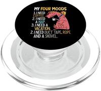 My Four Moods Coffee Nap Work Repeat Dragon Daily Routine PopSockets PopGrip for MagSafe
