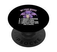 My four moods describe life perfectly PopSockets Adhesive PopGrip