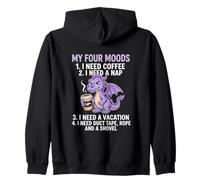 My four moods describe life perfectly Zip Hoodie