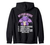 My four moods describe life perfectly Zip Hoodie