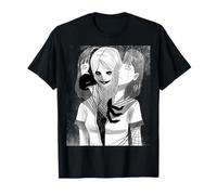 My Freaky World Goth Aesthetic Clothes & Dark Art Japanese Gothic Witch Occult Girl Horror Demon T-Shirt
