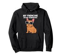 My Frenchie ate my homework - School French Bulldog Pullover Hoodie