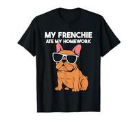 My Frenchie ate my homework - School French Bulldog T-Shirt